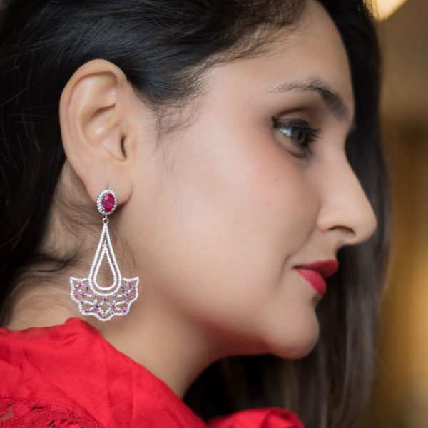 Rosy Earring In Sterling Silver